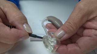 How to Clean a BTE Behindtheear Hearing Aid [upl. by Fang]