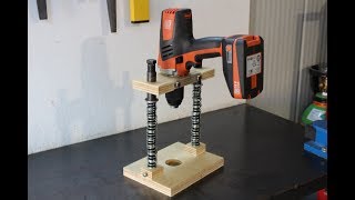 supporto per trapano fai da te homemade mobile drill stand [upl. by Starks815]