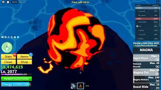 How to solo MAGMA raid in Blox Fruits tutorial [upl. by Trebeh543]