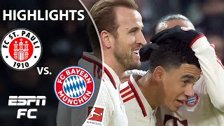 🚨 MUSIALA WINNER 🚨 St Pauli vs Bayern Munich  Bundesliga Highlights  ESPN FC [upl. by Ressan646]