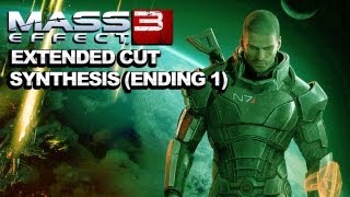 SPOILERS Mass Effect 3 Extended Cut DLC Synthesis Ending [upl. by Yentirb]