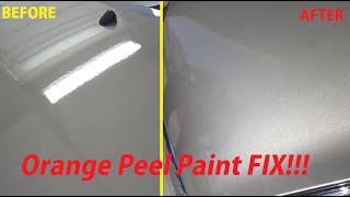 How to FIX Orange Peel paint or Clear Coat [upl. by Efram48]