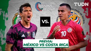 🔴 EN VIVO México vs Costa Rica  Semifinal  CONCACAF Nations League  TUDN [upl. by Adnauq]