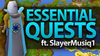 Essential Quests in OSRS ft SlayerMusiq1 [upl. by Anastasie]