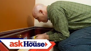 How to Add Outlets to a Room  Ask This Old House [upl. by Marks987]