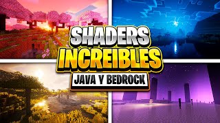 ✔️TOP 10 MEJORES SHADERS REALISTAS PARA MINECRAFT PE BEDROCK Y JAVA 120  GAMA BAJA MEDIA Y ALTA [upl. by Nimzay]