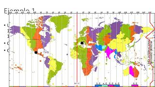 husos horarios y coordenadas geográficas [upl. by Nylecoj982]