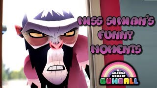 The Amazing World Of Gumball  Miss Simians Funny Moments [upl. by Vincenta]