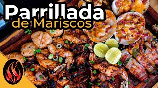 PARRILLADA de MARISCOS  TOQUE Y SAZON [upl. by Yentruocal525]