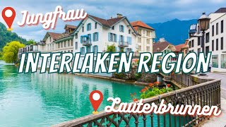 INTERLAKEN SWITZERLAND ITINERARY What to do in Interlaken  Lauterbrunnen the Jungfrau amp more [upl. by Assennej]