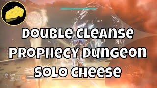 Double Cleanse Prophecy Dungeon Solo Flawless and Speedrun Cheese Glitch [upl. by Yla]