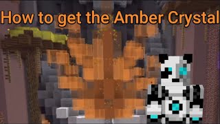 How to Find the Amber Crystal hypixel skyblock [upl. by Sirehc]