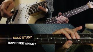 How to Play Tennessee Whisky Solo on Guitar  Chris Stapleton [upl. by Tallula]