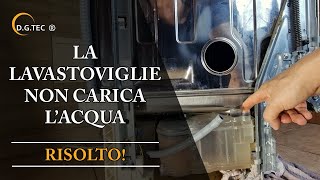 Lavastoviglie non carica lacqua  Sostituzione elettrovalvola e vaschetta rigenera Air Break [upl. by Nanda]