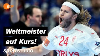 Dänemark – Island Highlights  HandballEM 2022  sportstudio [upl. by Haidabej]