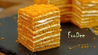 МЕДОВИК за 30 минут  Простой рецепт без раскатки коржей  Honey Cake recipe [upl. by Rains]