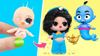 Never Too Old for Dolls 6 Aladdin LOL Surprise DIYs [upl. by Dhu]