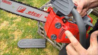 Efco chainsaw review Italian Made Arborist Chainsaw [upl. by Naraa]