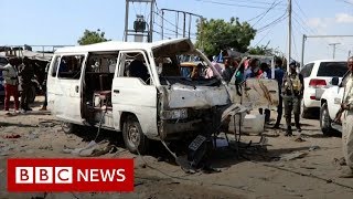 Somalia Dozens killed in Mogadishu attack  BBC News [upl. by Lienad]