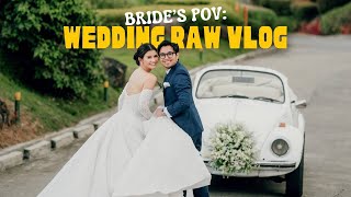 RAW WEDDING VLOG  Jen Barangan [upl. by Belak]