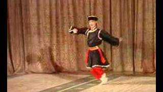 Mongolian Show  Jalam Khar dance [upl. by Ettedualc]