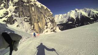 SKI RESORT SELLA NEVEA JULIAN ALPS ITALY [upl. by Enaz306]