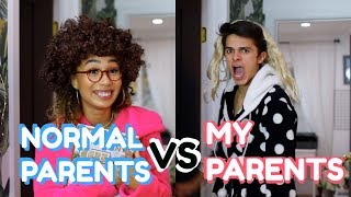 NORMAL PARENTS VS MY PARENTS w MyLifeAsEva  Brent Rivera [upl. by Ociram]