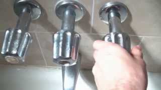 How To Fix A Leaking Bathtub Faucet Quick And Easy [upl. by Seiuqram]