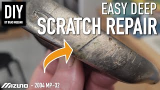 How to Fix Large Scratches and Gouges  DIY Golf Club Restoration [upl. by Aiym645]