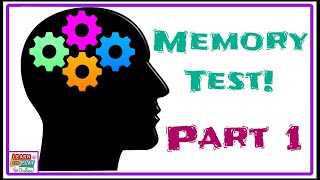 Fun Memory Test Part 1 [upl. by Uzzial]