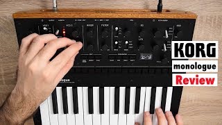 KORG monologue Analog Monophonic Synthesizer  Overview  Sound Demo  Review [upl. by Paulsen]