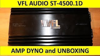 VFL Audio ST45001D Mono Amplifier on the Dyno and Unboxed [upl. by Ev934]