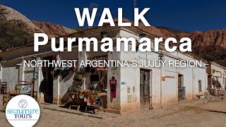 【4K】WALK Purmamarca Jujuy Argentina [upl. by Hofstetter393]