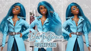 Barbie Collector Birthstone Doll Makeovers Aquamarine March 3 [upl. by Guenna860]