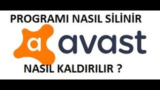 Avast Antivirüs Programı Kaldırma  Silme  Programsız [upl. by Elman]