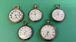 Setting and Winding Pocket Watches [upl. by Jonati282]