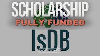 Islamic Development Bank IsDB Scholarship 2024 [upl. by Lincoln]