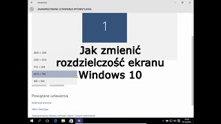 Jak zmienić rozdzielczość ekranu Windows 10 [upl. by Emmey]