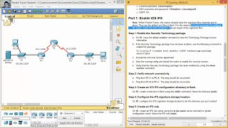 5412 Packet Tracer  Configure IOS Intrusion Prevention System IPS Using CLI [upl. by Consuelo561]