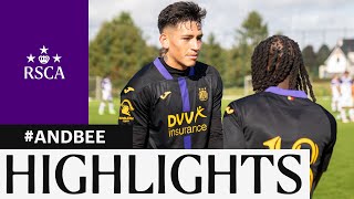 HIGHLIGHTS RSC Anderlecht  Beerschot  20232024 [upl. by Lalat]