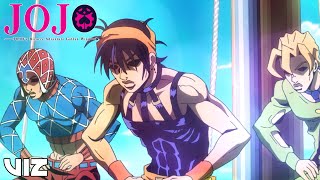 Torture Dance  JoJo’s Bizarre Adventure Golden Wind Part 1  VIZ [upl. by Ynaoj]