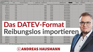 Das DATEV Format  so importierst du Dateien reibungslos in DATEV Rechnungswesen [upl. by Dulsea]