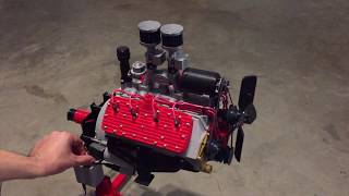 Ford Flathead V8  3D Printed Working Model [upl. by Ojimmas]