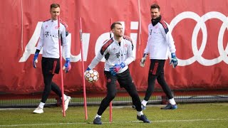 Achtelfinale der Champions League Bayern trifft auf Salzburg [upl. by Nwahsirhc]