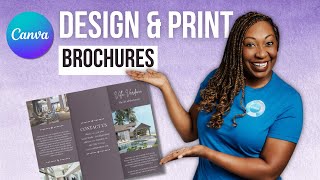 How to Make a Brochure in Canva  Canva Tutorial [upl. by Eiznikam]