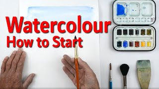 Watercolour Painting Absolutely what You need to Know to get Started  PART 1 [upl. by Issak]