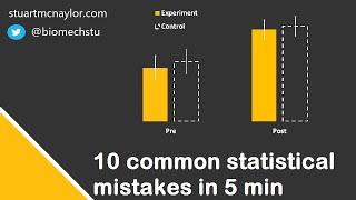 Ten Statistical Mistakes in 5 Min [upl. by Htnnek623]