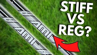 Regular vs Stiff Shaft  testing by midhandicapper [upl. by Huggins39]