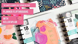 The Happy Planner Spring 2022 Release Planner Flipthroughs [upl. by Madi]