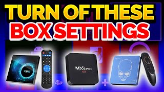 Turn off these android box settings NOW  EASY Improve Android box performance settings 📺 [upl. by Karly]